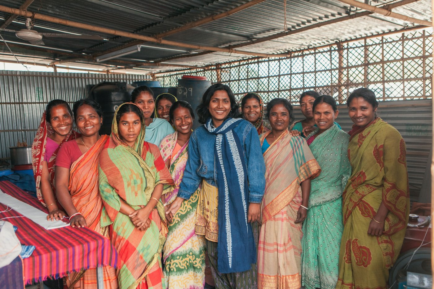Shenova team at a community programme